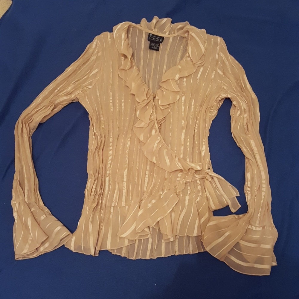 NWOT NY Collection wrap around top